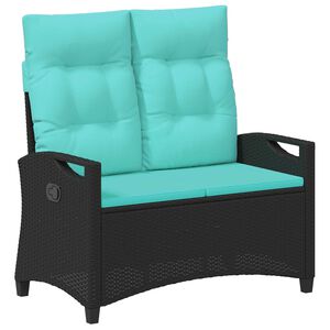 vidaXL Dārza sols ar spilvenu 105 x 60 x 112 cm tērauds