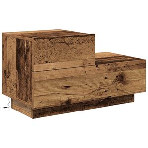 vidaXL Nakts skapītis Vecs koks 70 x 36 x 40,5 cm Inženierijas koks
