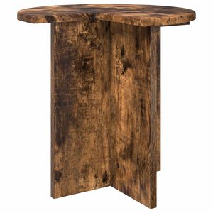 vidaXL Sānu galds Kūpināts ozols &Oslash; 39 x 38 cm Inženierijas koks