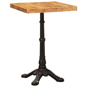 vidaXL Bistro galds 50 x 50 x 76 cm Cietā akācijas koks Brūna