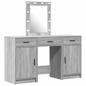 vidaXL Dressing galds Pelēka 50 x 41 x 135 cm Inženierijas koks