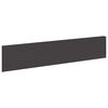 vidaXL Zāliena Apmale 10 gab. 100 x 22 cm Tērauds Melns