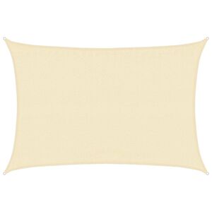 vidaXL saulessargs, 160 g/m&sup2;, krēmkrāsas, 3,5x4,5 m, HDPE