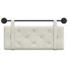 vidaXL Karājo&scaron;s galvgalis Krēmkrāsa 110 x 55 x 5 cm Samts
