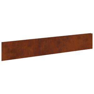 vidaXL Zāliena Apmale 20 gab. 100 x 18 cm Tērauds Rūsa
