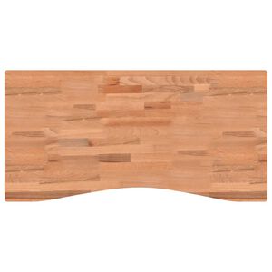 vidaXL rakstāmgalda virsma, 100x(45-50)x2,5 cm, dižskābarža masīvkoks