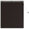 vidaXL Venēcijas žalūzija Tum&scaron;i brūna 120 x 130 cm 35 mm