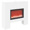 vidaXL Elektriskais kamīns Vecs koks 100 x 24,5 x 90 cm