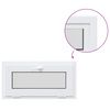 vidaXL Pagalma loga iek&scaron;ējā krāsa balta RISOR 80 x 45 cm