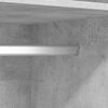vidaXL skapis, 50x50x200 cm, betona pelēks, inženierijas koks
