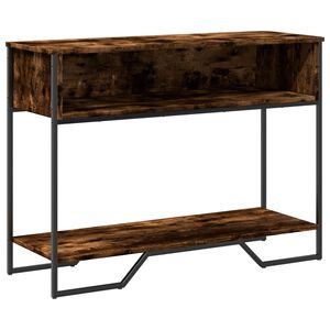 vidaXL konsoles galdiņ&scaron;, ozolkoka, 100x35x74,5 cm, inženierijas koks