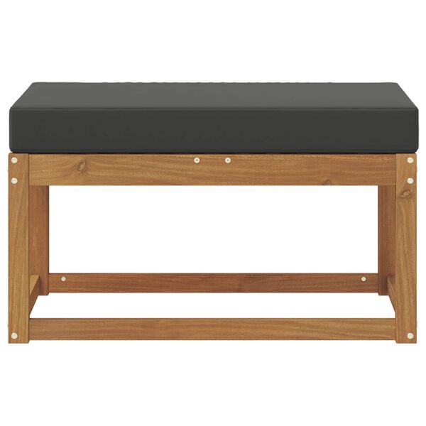 vidaXL Āra krēsla sols Cietā akācijas koks Dabiska