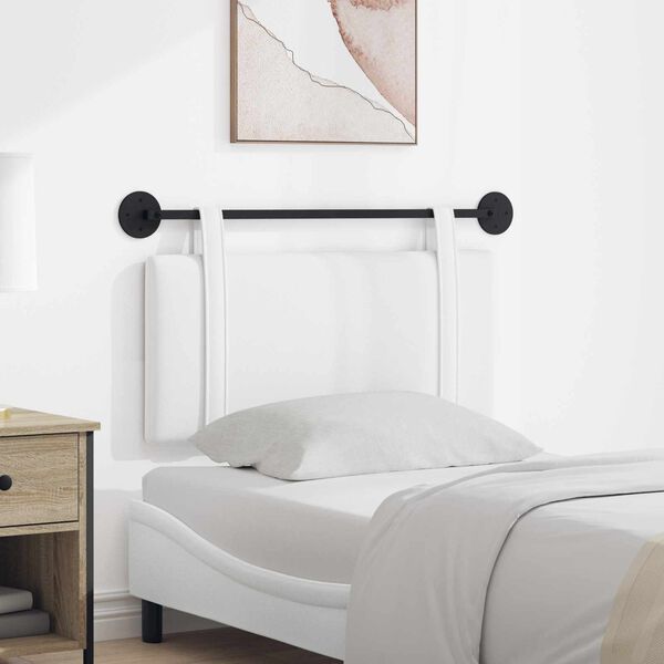 vidaXL Karājo&scaron;s galvgalis Vienkrāsains Balts 100 x 55 x 5 cm audums