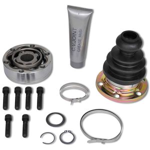 vidaXL Asmeņu komplekts Melna Metāls