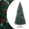 vidaXL Mākslīgā Ziemassvētku eglīte 400 cm PVC un tērauds
