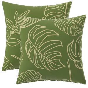 vidaXL Spilvenu pārvalks 2 pcs HEERLEN Lapu dizains 30 x 30 cm
