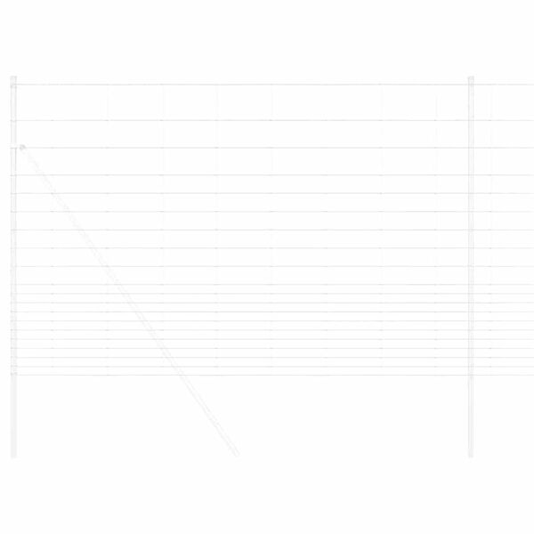 vidaXL Savvaļas žogs Karsti galvanizēts 1000 x 150 x 0,18 cm Dzelzs