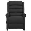 vidaXL masāžas krēsls, melna mākslīgā āda
