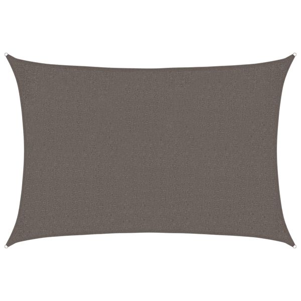 vidaXL saulessargs, 160 g/m&sup2;, antracītpelēks, 2x2,5 m, HDPE