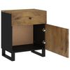 vidaXL naktsskapītis, 50x33x60 cm, mango masīvkoks, inženierijas koks