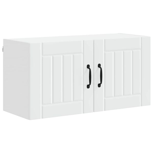 vidaXL Virtuves Skapis Lucca Balts 80 x 31 x 40 cm Inženierijas koks