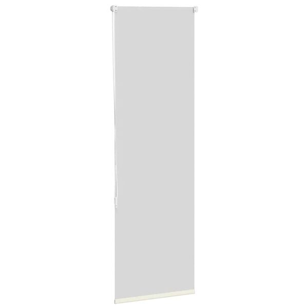 vidaXL rullo žalūzija pelēkbalti 60x150 cm auduma platums 55,7 cm