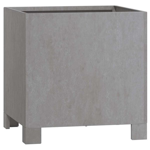 vidaXL puķu kastes ar kājām, 2 gb., rūsas, 30x30x30cm, kortena tērauds