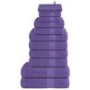 vidaXL 12 daļu dvieļu komplekts, FROGN, violets, 360 g/m&sup2;