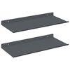 vidaXL Peldējo&scaron;ais plaukts 2 gab. Antracīts 40 x 18 x 2,5 cm Tērauds