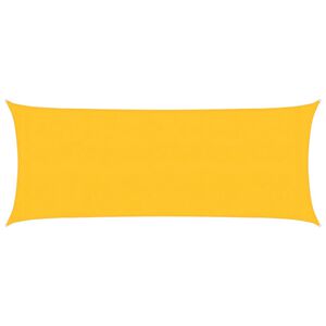 vidaXL saulessargs, 160 g/m&sup2;, dzeltens, 2x5 m, HDPE
