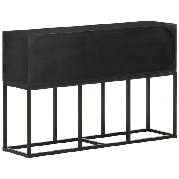 vidaXL kumode, 115x30x76 cm, mango masīvkoks