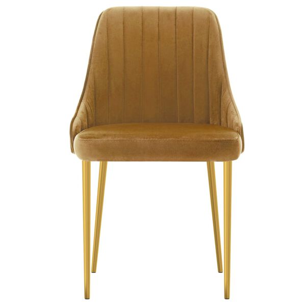 vidaXL virtuves krēsli, 6 gab., brūns samts