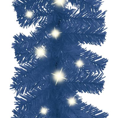 vidaXL Ziemassvētku vītne ar LED lampiņām, 20 m, zila