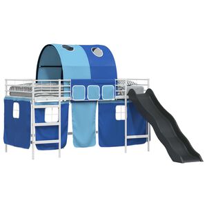 vidaXL Balta un zila 79,5 x 200 cm