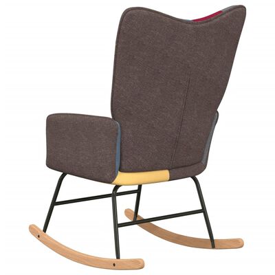 vidaXL šūpuļkrēsls, tekstilmozaīkas audums
