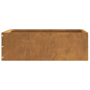 vidaXL Zāliena Apmale Rūsa 40 x 40 x 13 cm Novecināts tērauds