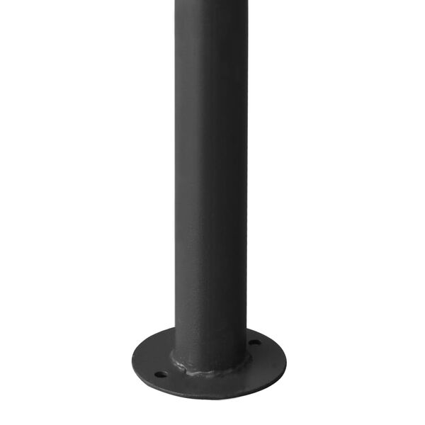 vidaXL dārza nojume ar slīpu jumtu, 400x400x270 cm, pelēka, 180 g/m²