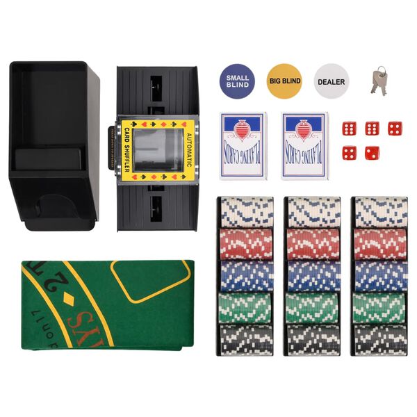 vidaXL pokera žetonu komplekts, 300 gab., 11,5 g