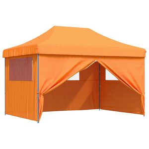 vidaXL Balles telts 279 x 410 x 315 cm Oranža Oksforda audums