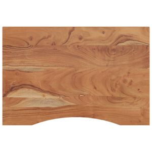 vidaXL galda virsma, 90x60x2,5 cm, taisnstūra, akācijas masīvkoks