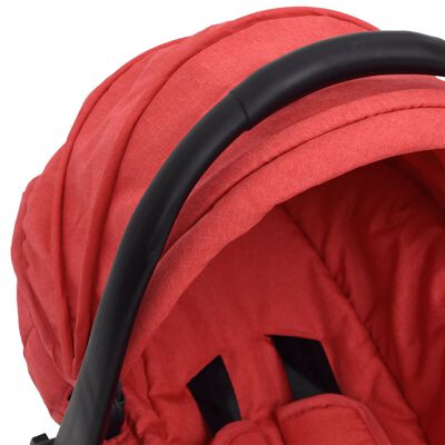 vidaXL bērnu autosēdeklītis, sarkans, 42x65x57 cm