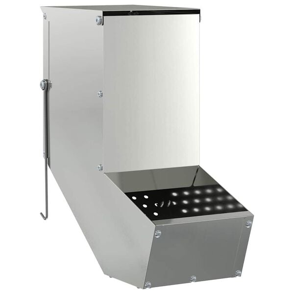 vidaXL Tru&scaron;u barotājs Sudraba 12,5 x 26 x 28,5 cm Cinkots tērauds