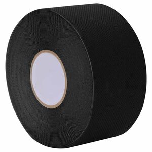 vidaXL Mākslīgās zāles lente pa&scaron;līmējo&scaron;a Melns 10 x 0,05 cm