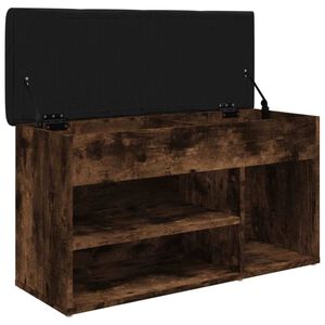 vidaXL apavu skapītis, koka krāsa, 82x32x45,5 cm, inženierijas koks