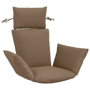 vidaXL Adirondack spilvens PUTTEN 100% poliesters Pelēkbrūna