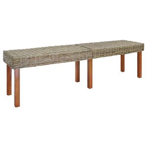 vidaXL sols Dabiska 160 x 35 x 45 cm Cieta mango koksne