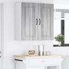 vidaXL Virtuves Skapis Kalmar Pelēks Sonoma 80 x 31 x 80 cm