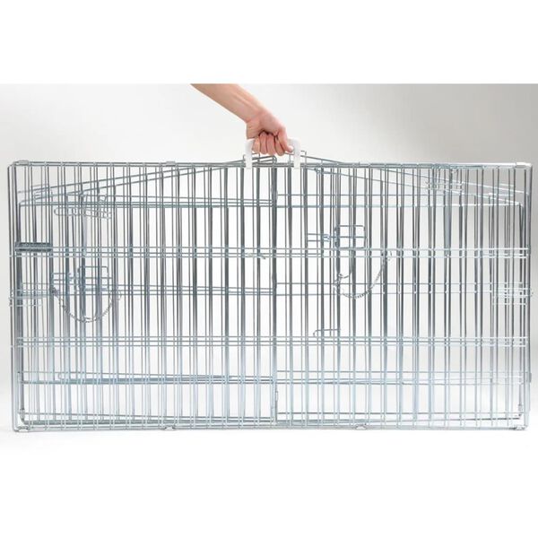 Kerbl āra nožogojums mājdzīvniekiem Easy, sudraba krāsas metāls, 82845