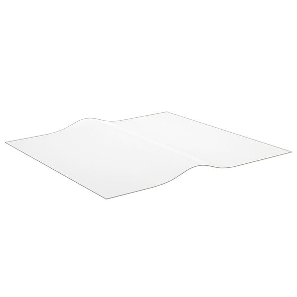 vidaXL galda aizsargsegums, matēts, 90x90 cm, 1,6 mm, PVC