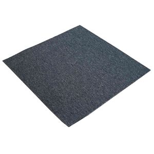 vidaXL Paklāja flīze Zila pelēka 50 x 50 cm 4 gab. PP un bitumens